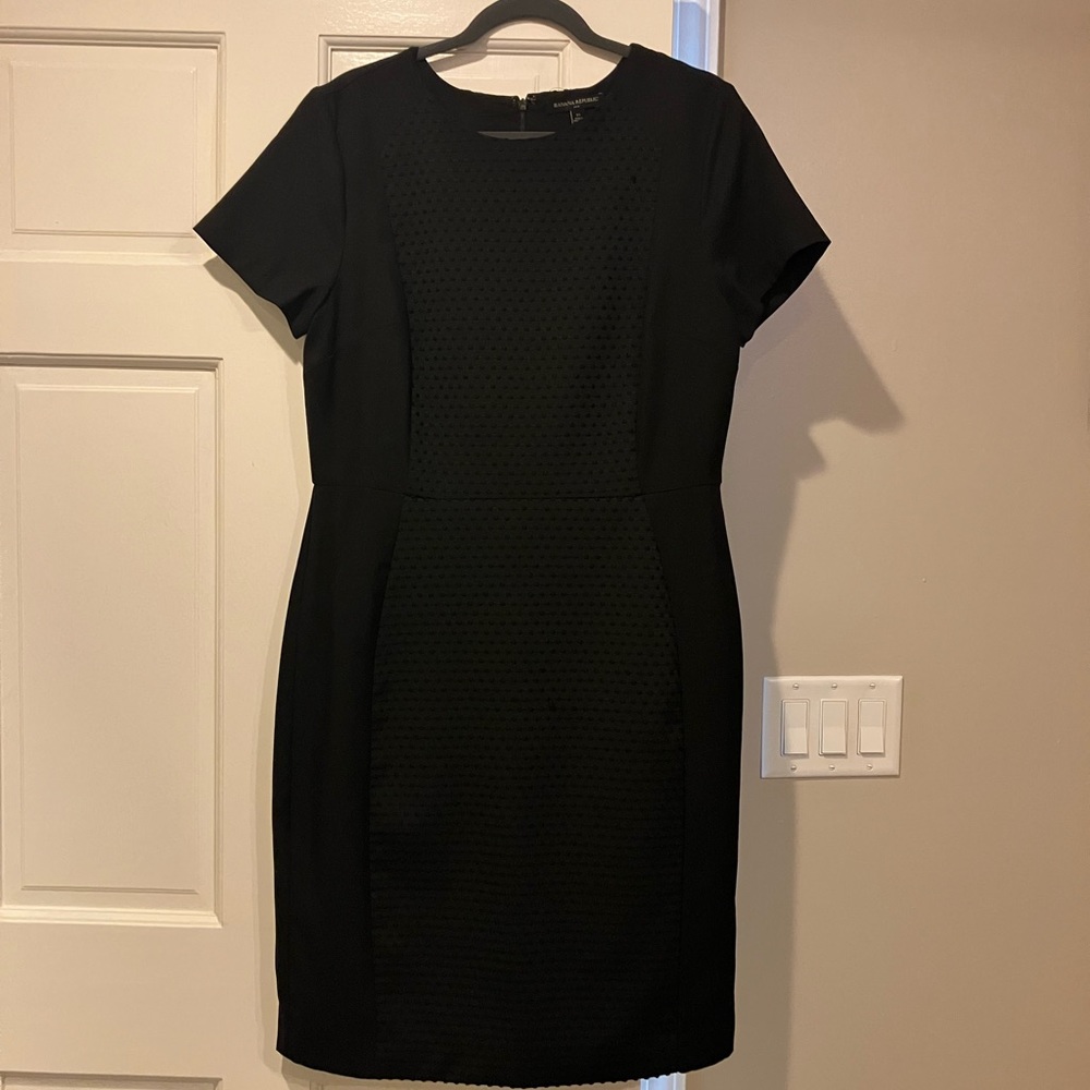 Banana Republic black business dress
